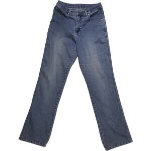 Lee Relaxed Bootcut At The Waist Jeans Womens 26 Waist Medium Blue Stretch Denim